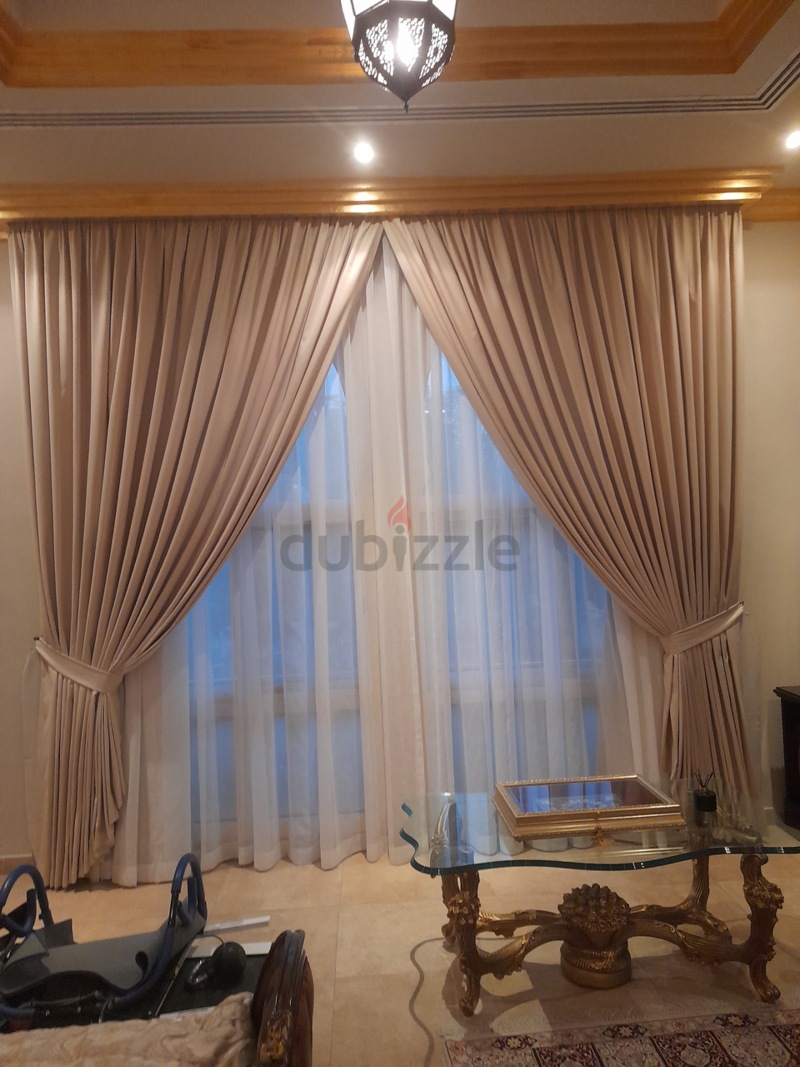 We supply and installation all types of curtains and sheer blinds carpet  wallpaper flooring partitio | dubizzle