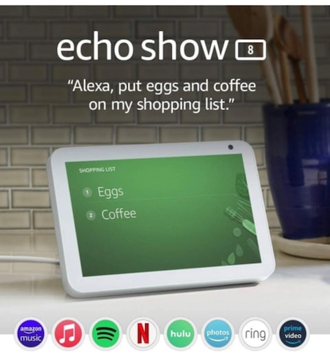 Like New Amazon Echo Show 8” Touch Screen