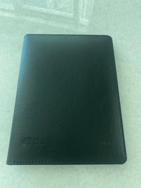 Leather Notebook with Free Removable Pad BRAND NEW