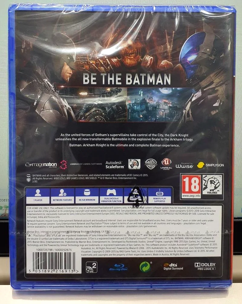 PS4 Batman Arkham Knight Game at Wholesale Price62931680966273111