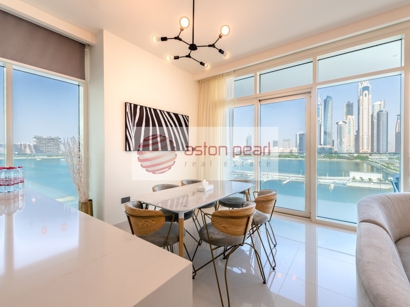 Exclusive 3BR+M | Marina Skyline View | Beachfront