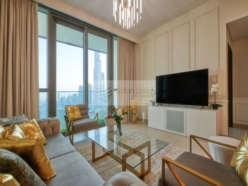 Luxury 3 BR|Burj Khalifa View|Furnished|High Floor