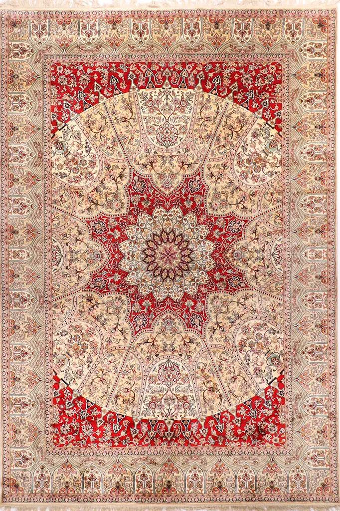 2x3 m 7x10 ft pure silk kashrimi rug handmade silk carpet