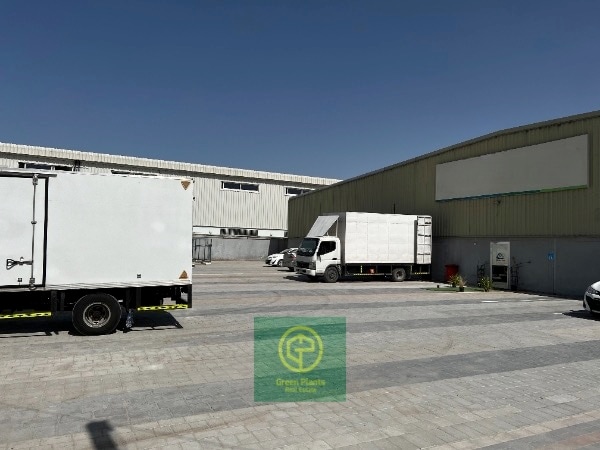 Jebel Ali Industrial Area 43,000 Sq. Ft with built-in warehouses with fully interlocked open yard