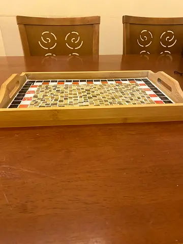 Hand made mosaic tray