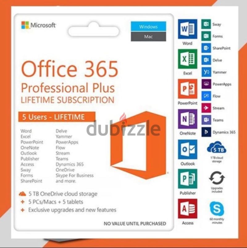 MS OFFICE 365 lifetime | dubizzle