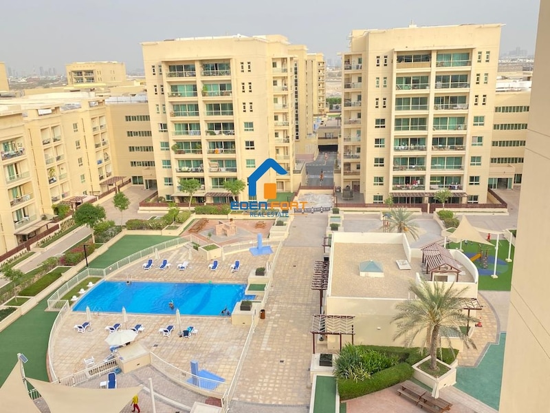 Un-Furnished | Pool View | 2  BHK | Al  Thayyal 1| Greens  Views