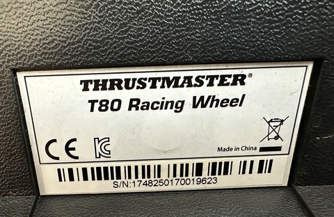 Thrustmaster T80 Steering/ Racing Wheel for PS5, PS4 and PC