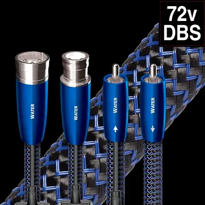 AUDIOQUEST 2M WATER  RCA  2 PAIRS  CABLES