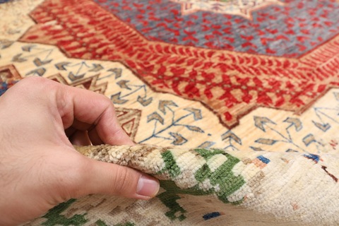 250 x 296 cm | new fine abstract mamluk area rug | Afghan handmade carpet