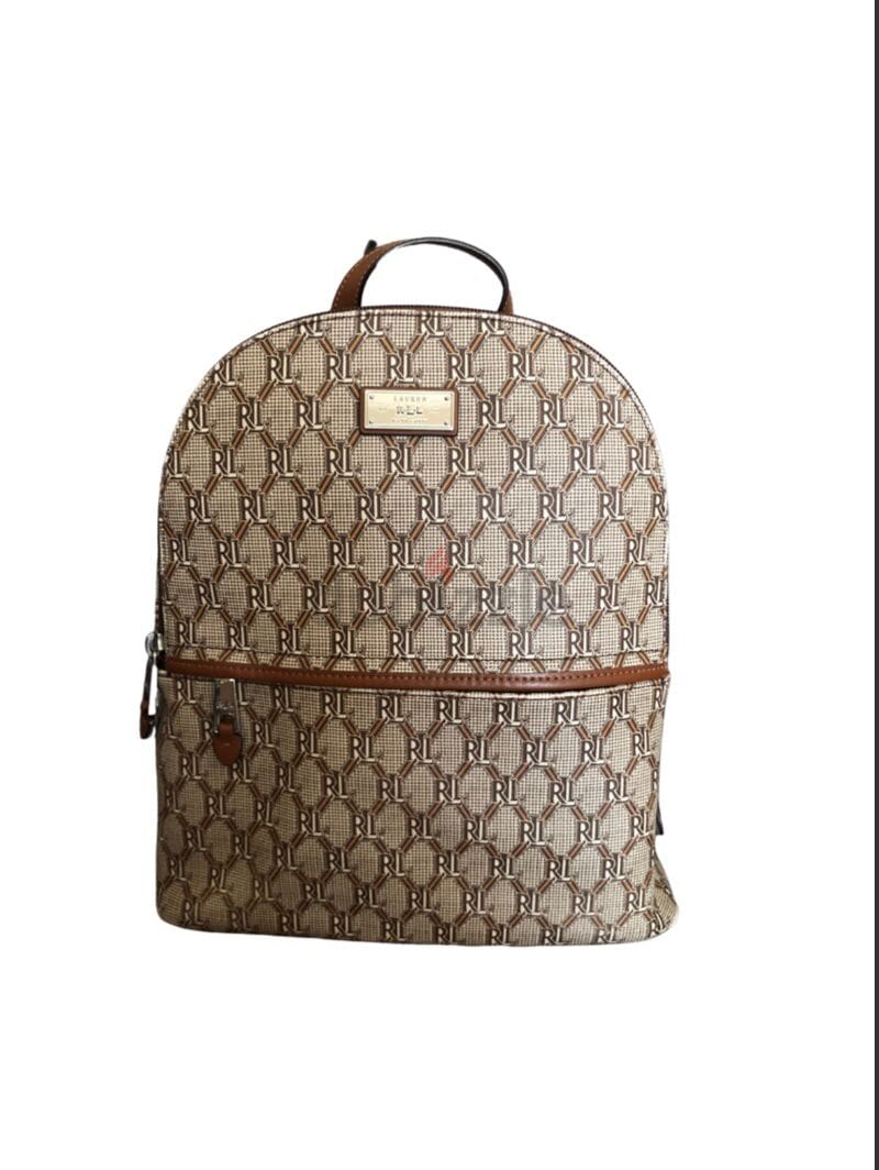 Ralph Lauren- Helston monogram backpack | dubizzle