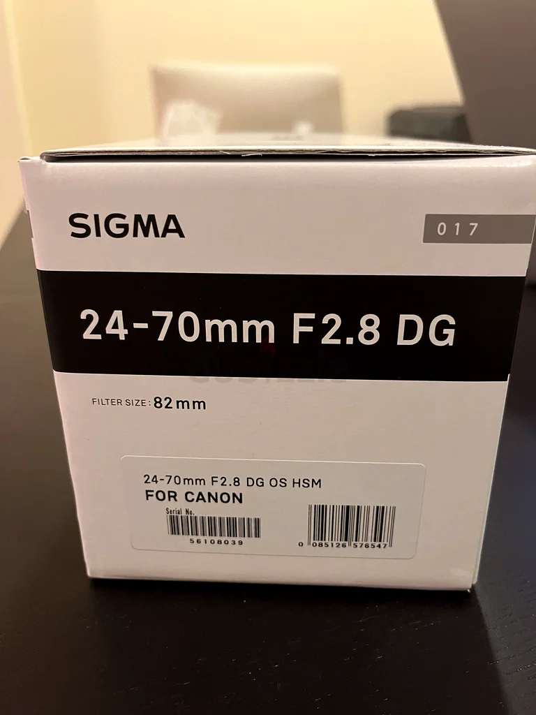 Sigma Lens 24-70mm f/2.8 DG OS HSM Art for Canon Sale63172680523778111