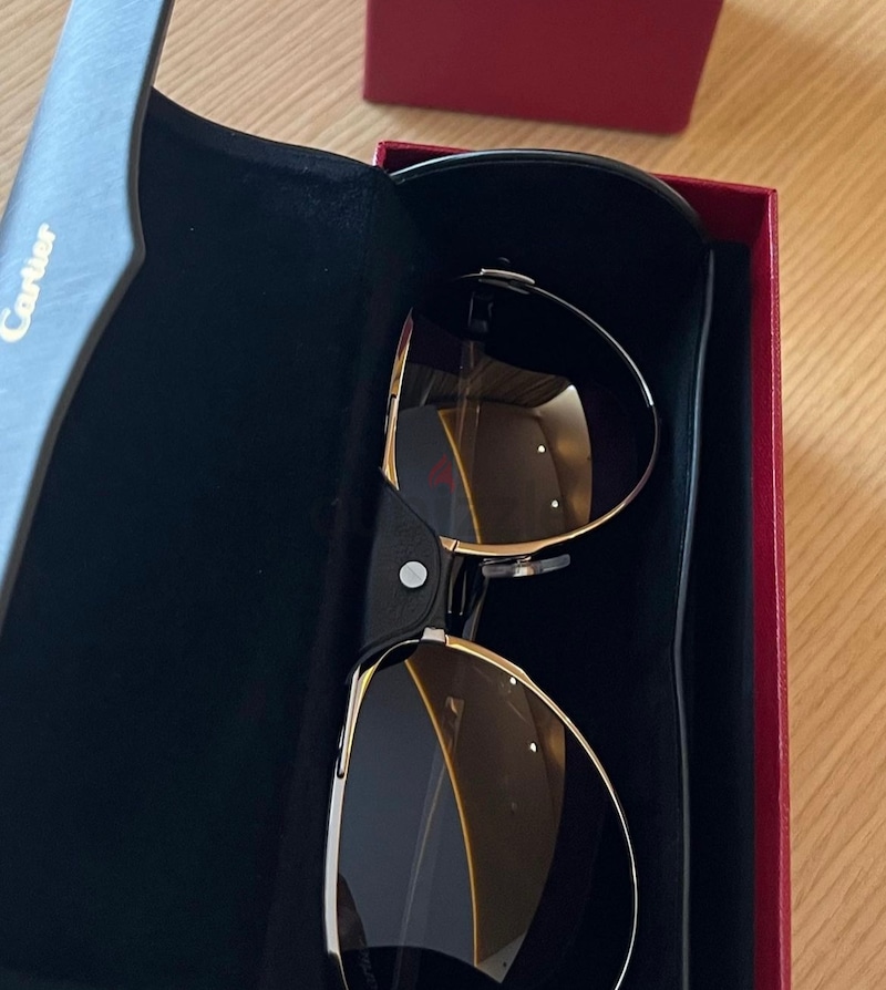 Authentic cartier sunglasses hot sale