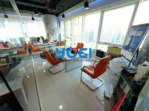 Fully Fitted office | With Canal  Burj Khalifa View