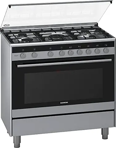 Siemens iQ100 112 Liter Gas Cooker - Silver, HG73G6357M
