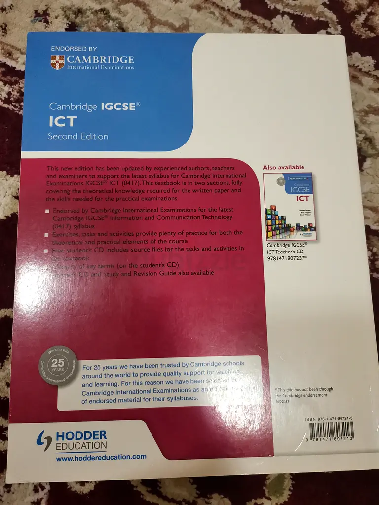 Ict Igcse Textbook Pdf : Cambridge IGCSE Information and Communication ...