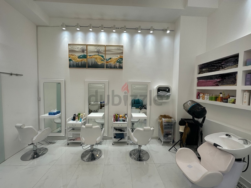 Beauty salon for sale in downtown