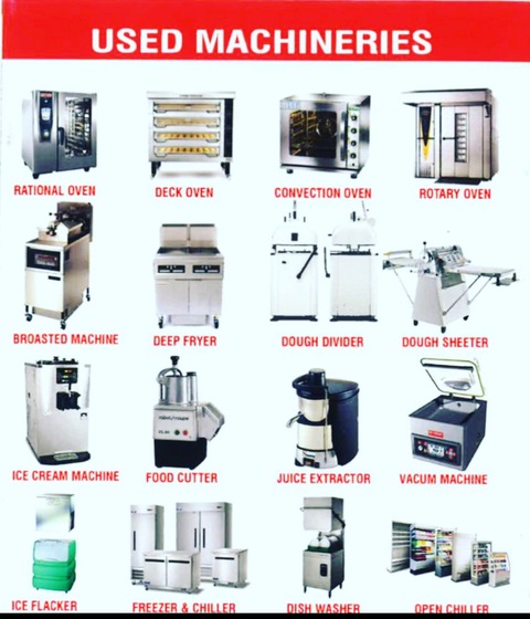 Used Restaurant and Bakery And Cafteria equipment