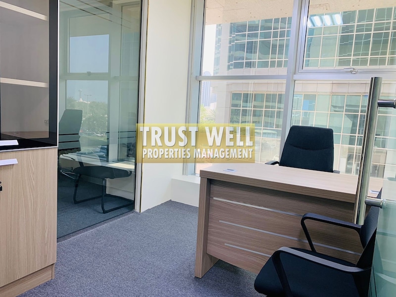 Fully Fitted Office Space For Rent Starting AED 8,500 For 6 months| Khalidiyah |