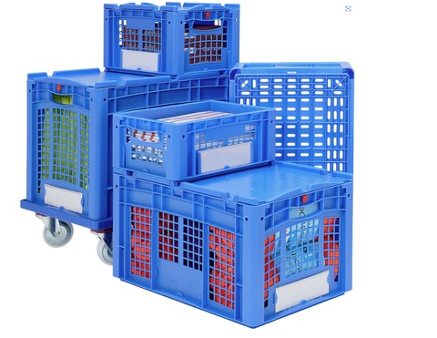 Plastic stacking containers XL