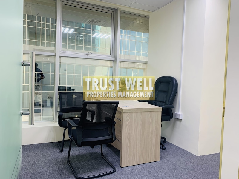 Elegent And Spacious Office For Rent Aed 8,500 For 6 Month | New Business Center | Good Location | C