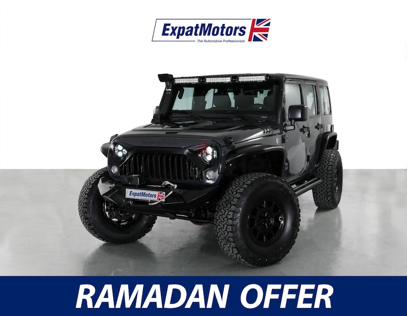 RAMADAN OFFER • 1,975x60PM • 2017 Upgraded Jeep Wrangler Unlimited Sport V6  • Warranty Available | dubizzle