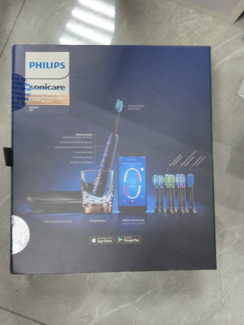 Philips Toothbrush Sonicare 9700 DiamondClean Electric (HX9957/51) Blue