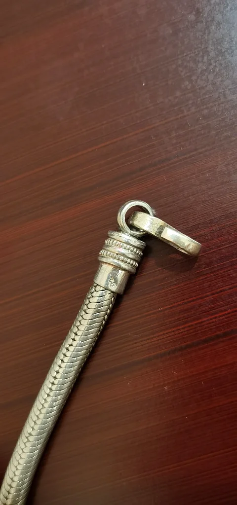 سوار ذهب قديم للرجال فضي63230184826883113
