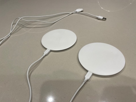 Two wireless chargers