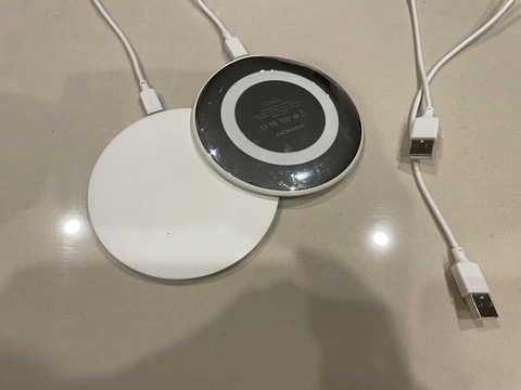 Two wireless chargers