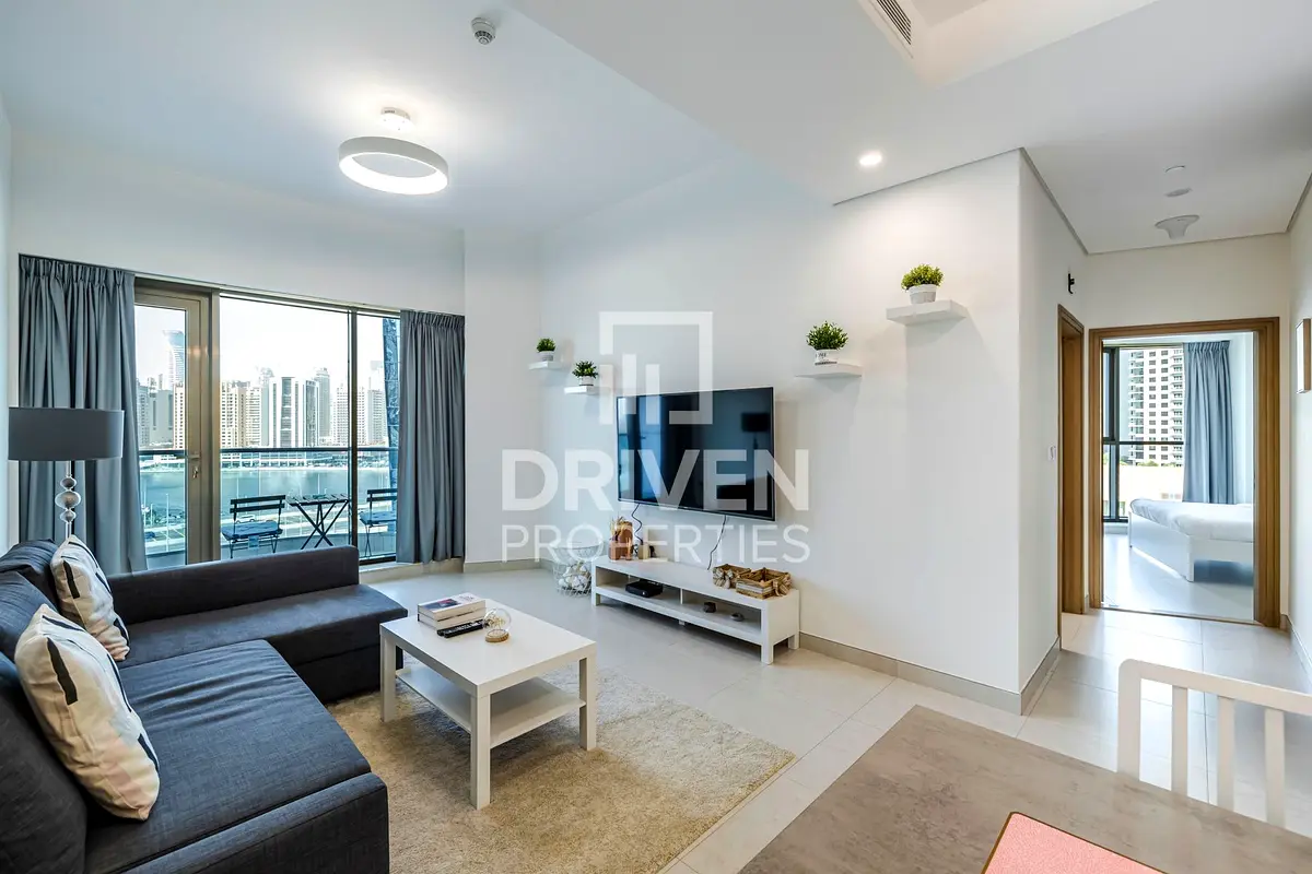 Furnished w/ Canal and Burj Khalifa View