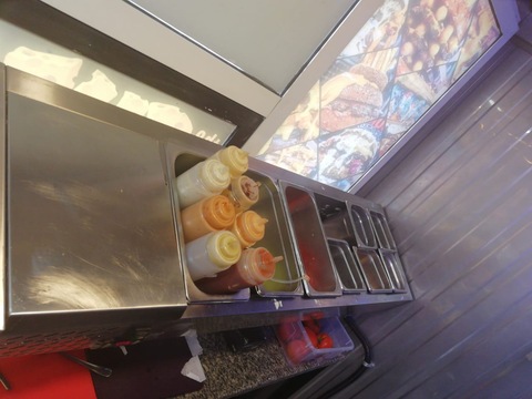 Food kiosk fully equipped