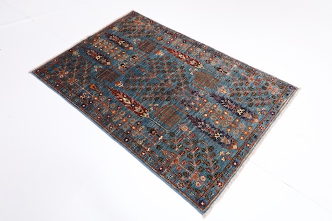 104 x 154 cm | New tree of life rug | Afghan handmade carpet
