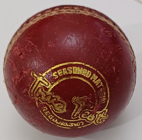 Brand new SS True Test 5 1/2oz Cricket Leather Ball - Brown