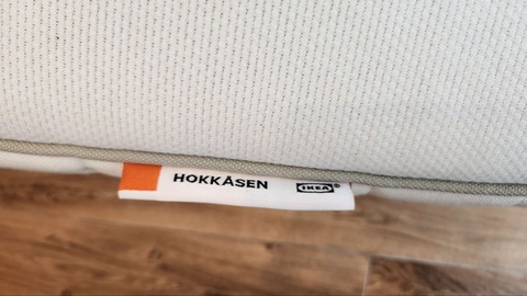 IKEA matress HOKKASEN and topper 180x200cm