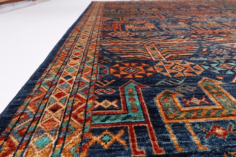 202 x 300 cm | new animal print rug | Afghan handmade carpet