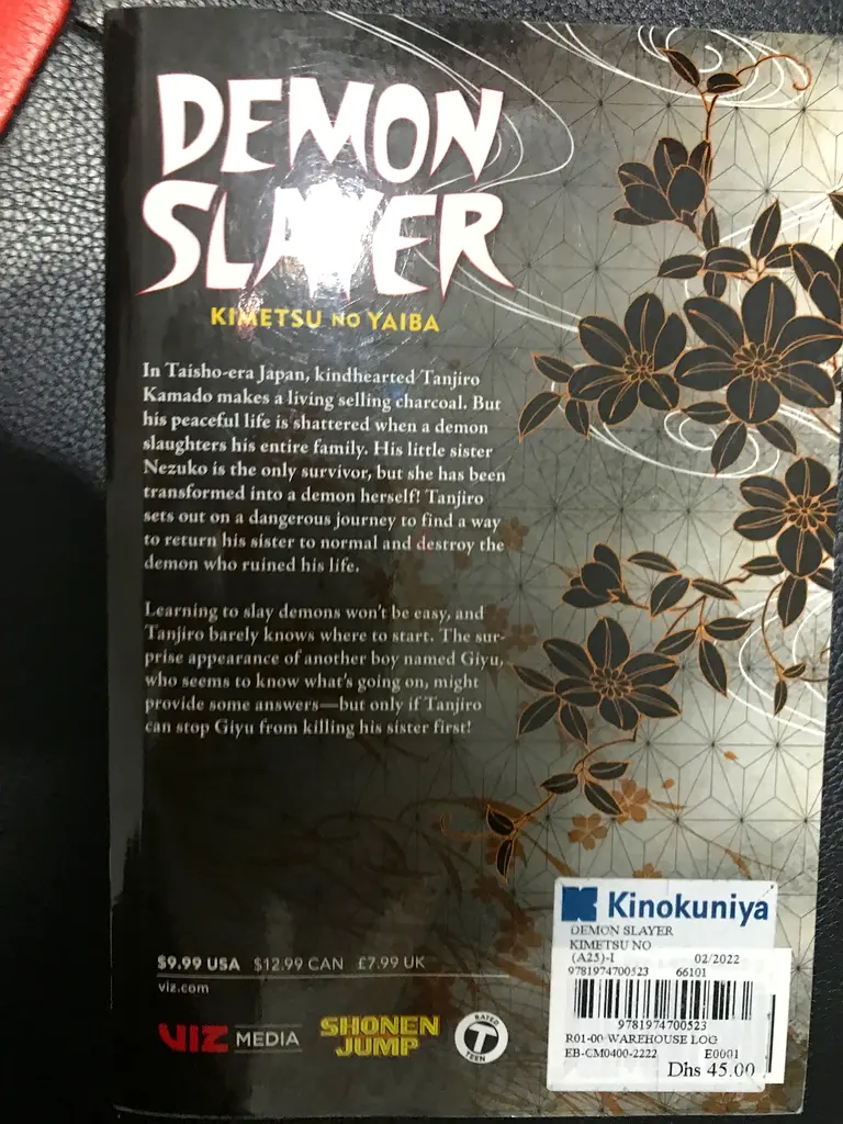 Demon Slayer Manga Chapter 1 2 3 Dubizzle
