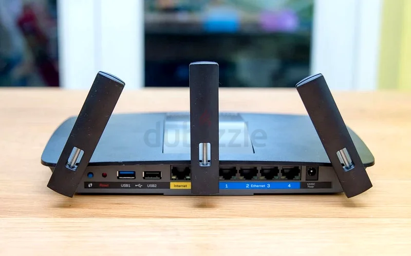 راوتر Linksys AC1900 الذكي ثنائي النطاق مع واي فاي، منافذ يو إس بي 3.0 جيجابت، واي فاي ذكي63167114288259111