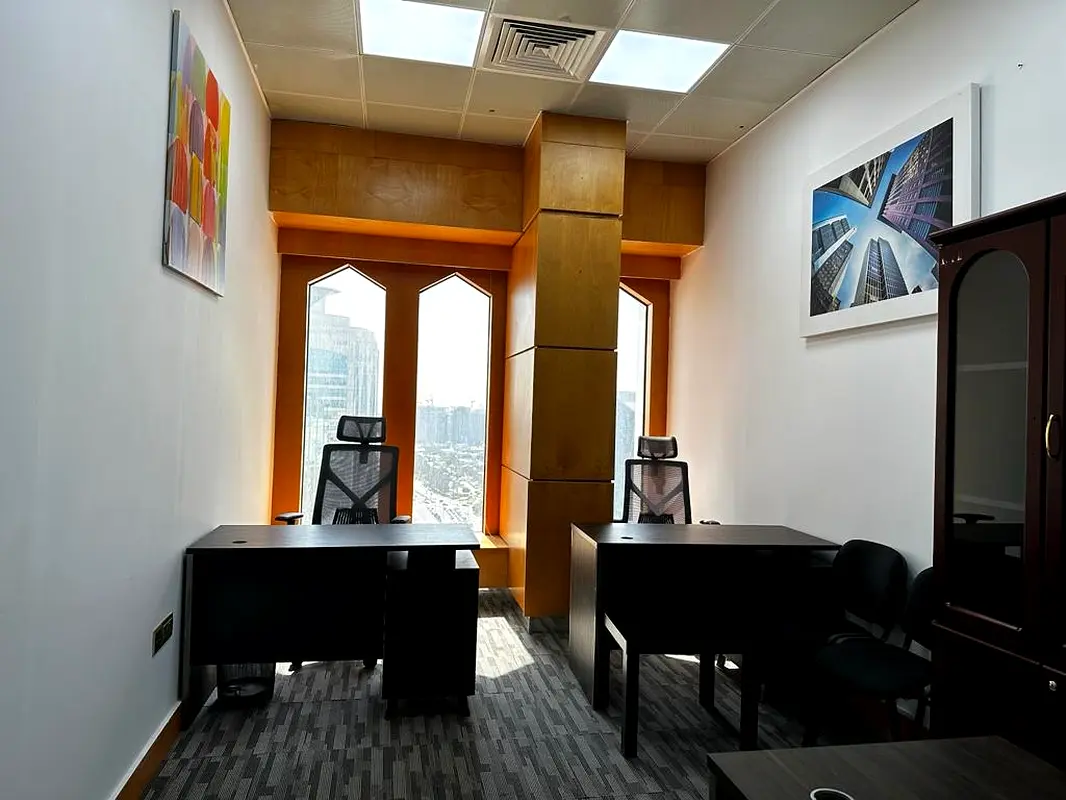 Fully Furnished sft office with view for only AED  31,999 Yearly