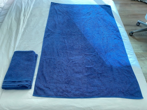 Large Navy Blue Beach-Bath-Pool Towel 150x100cm