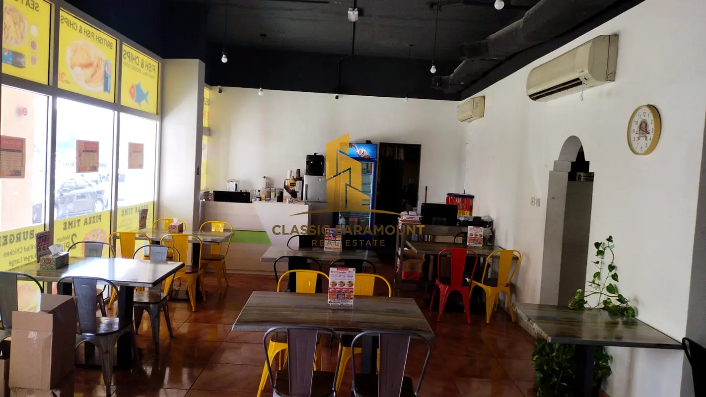 Running restaurant business for sale