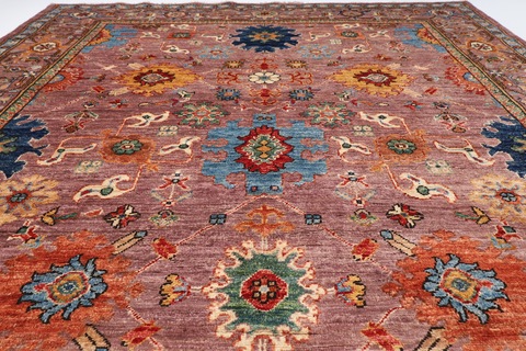 181 x 266 cm | new pink area Aryana 21 rug | Afghan handmade carpet