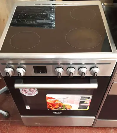 Terim 60X60 Ceramic Cooking Range,Oven Function With Turbo Fan, Stainless Steel FREE DELIVERY +WARRE