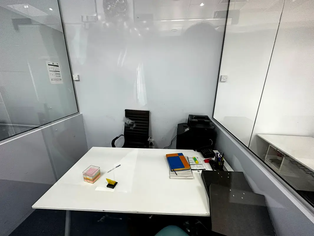 Fully furnished office with a fascinating location including DEVA,WIFI,Coffee and Tea along with tim