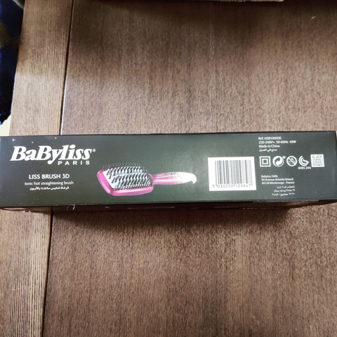 Brand new Babyliss hair straightener brush, HSB100SDE