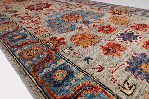 87 x 625 cm | 2.11 x 20.7 ft | New aryana long runner rug | Afghan handmade carpet