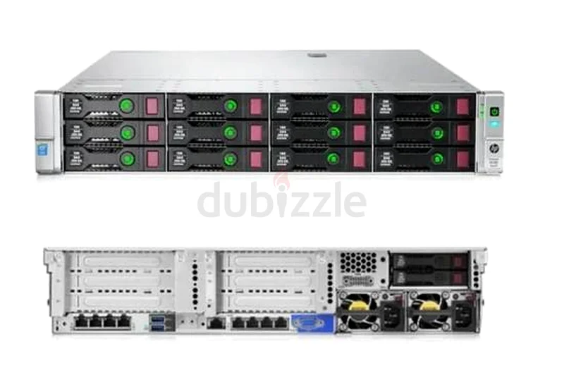 80 نواة + 512 جيجابايت DDR4 رام، HP ProLiant DL380 Gen9 - معالج Intel Xeon E5-2673v4 - 3 تيرابايت SSD + 40 تيرابايت SAS HDD، 14 بيّس63254494648195111