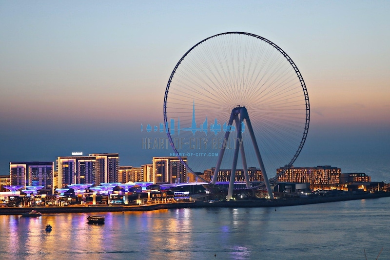 Sea and Ain Dubai views⎮High Floor⎮Fully Furnished