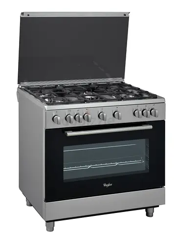 Whirlpool 90x60 cm 5-Burner Floor Standing Gas Cooker (ACM9413/1G/IX) FREE DELIVERY +WARRENTY