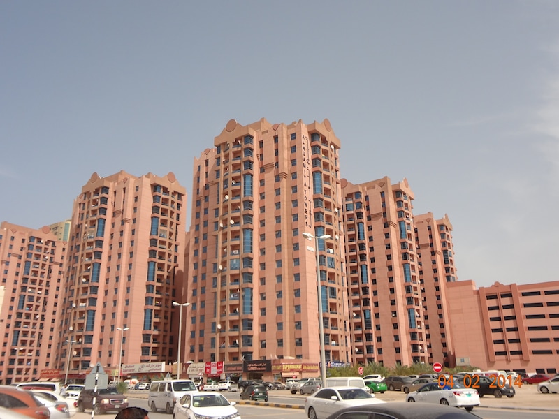 Well maintained Spacious 2 Bedroom Hall w/maids room and 2 balconies in Al NUaimoya Towers Ajma
